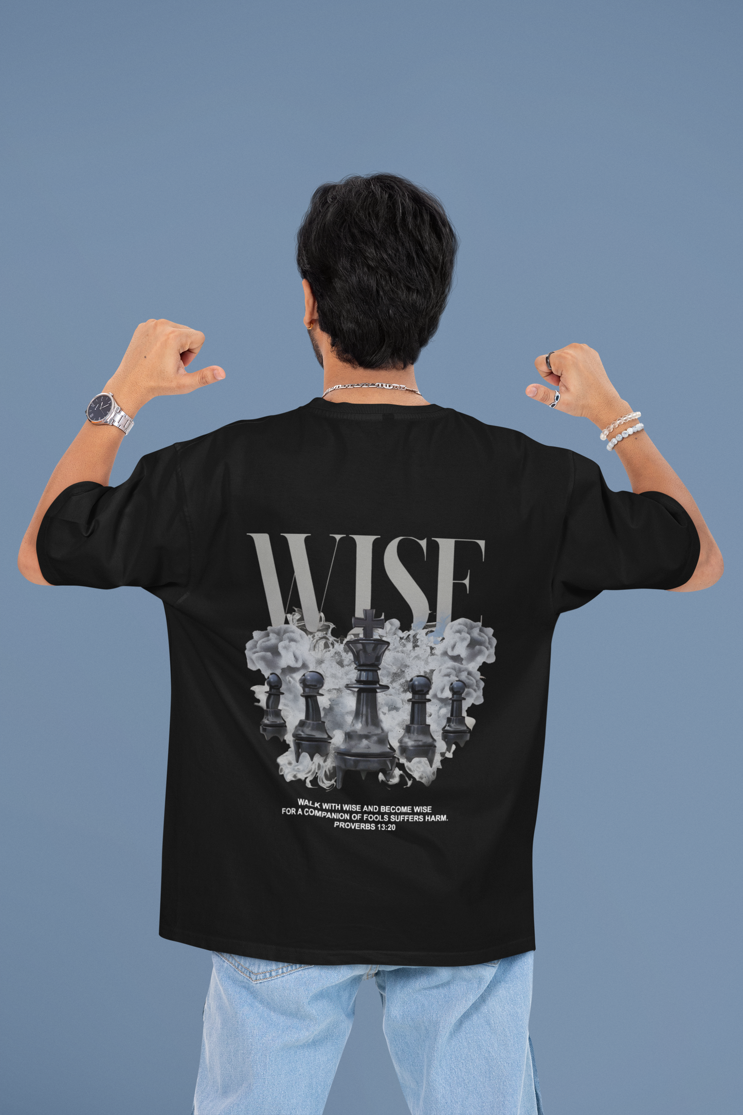 Wise Oversized Graphic T-Shirt