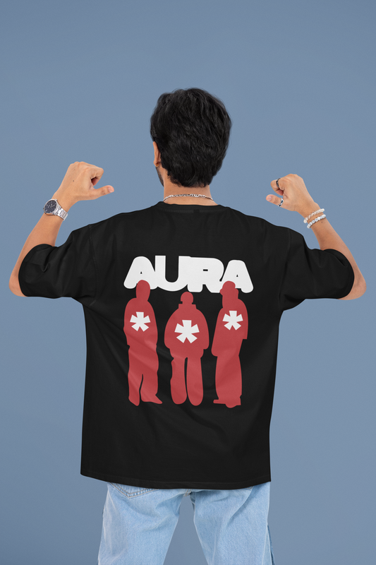 Aura Oversized Graphic T-Shirt