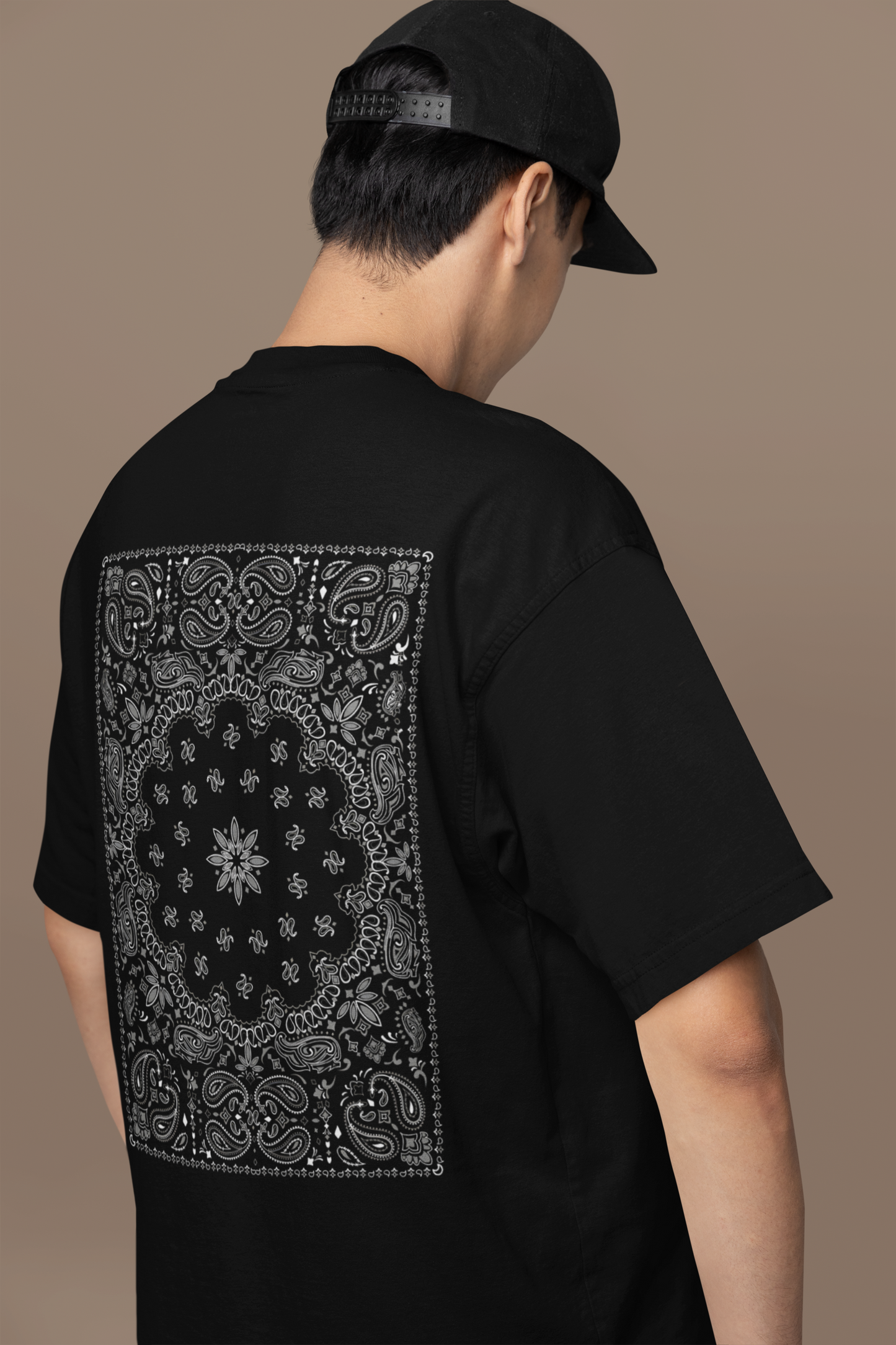 Motif Oversized Graphic T-Shirt