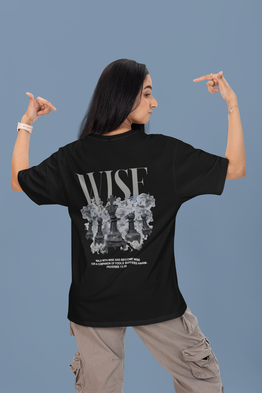 Wise Oversized Graphic T-Shirt