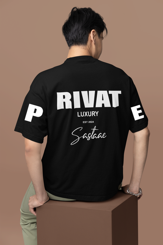 Private Oversized Graphic T-Shirt