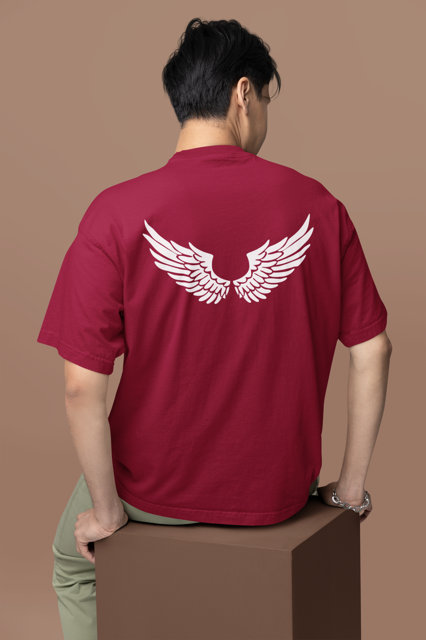 Wings Oversized Graphic T-Shirt