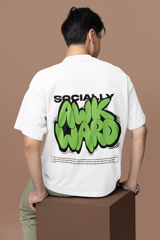 Awkward Oversized Graphic T-Shirt