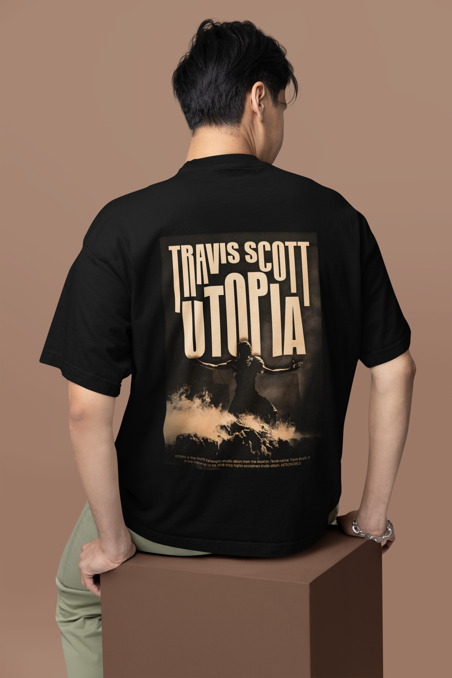 Travis Oversized Graphic T-Shirt