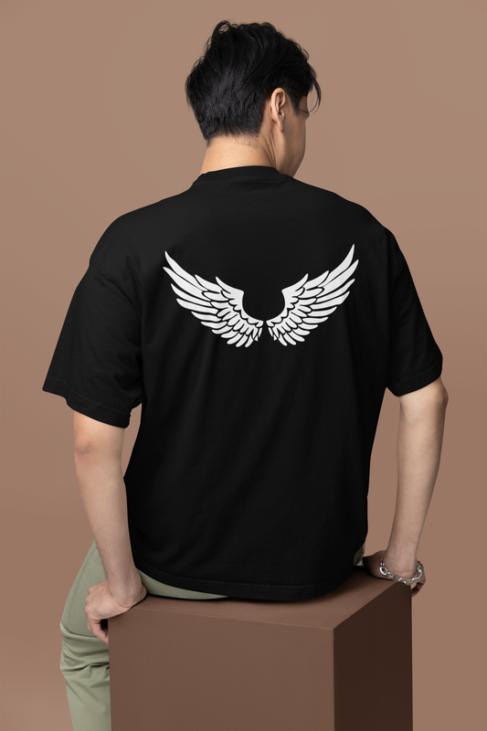 Wings Oversized Graphic T-Shirt