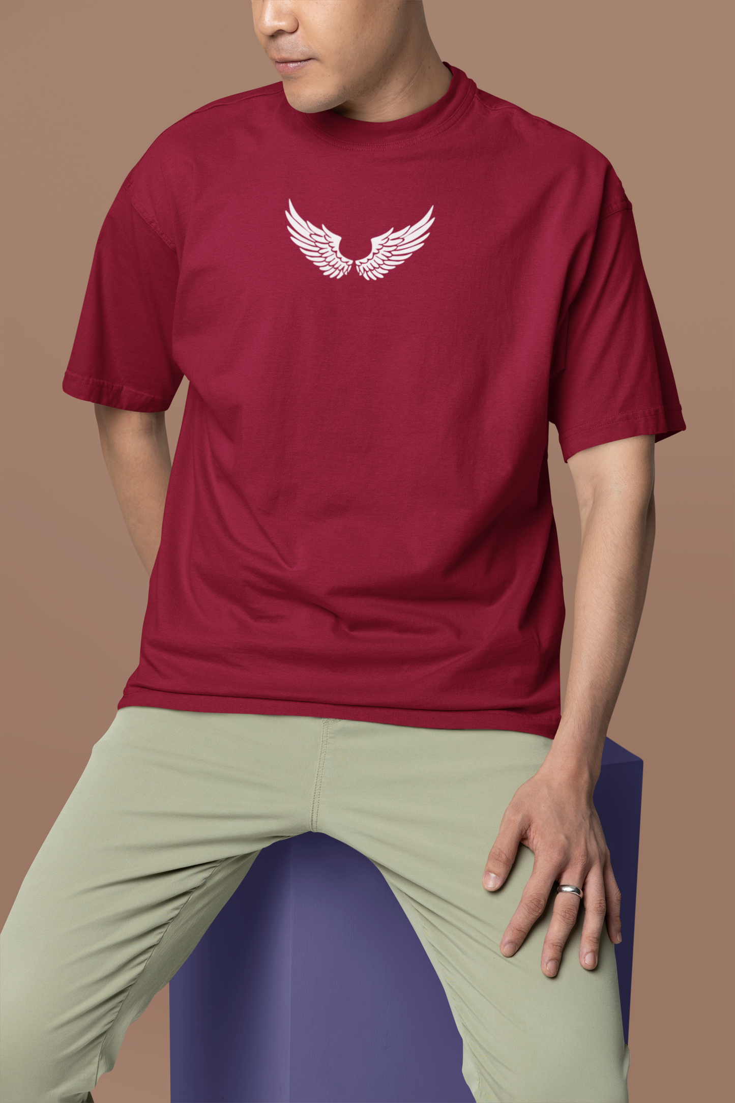 Wings Oversized Graphic T-Shirt
