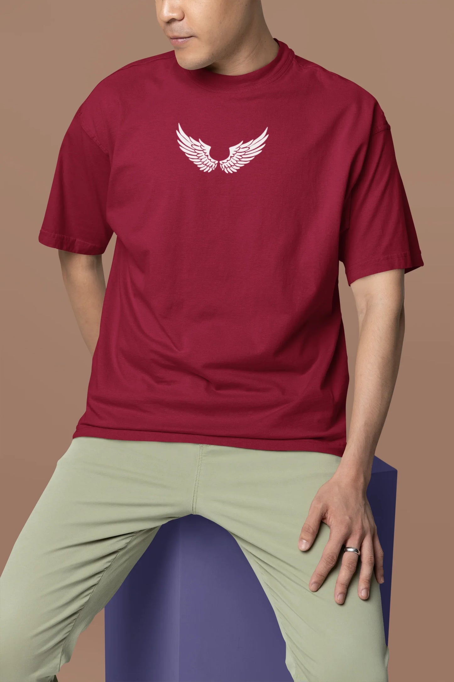 Wings Oversized Graphic T-Shirt
