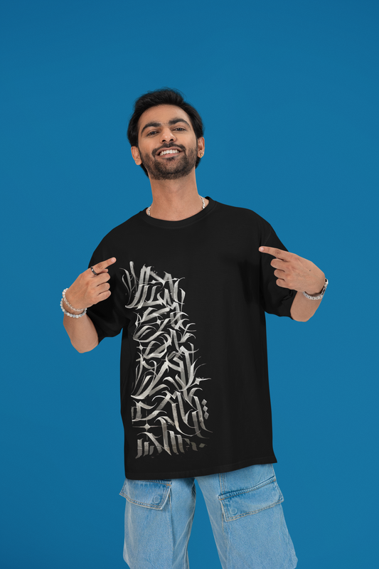 Gothic Style Oversized Graphic T-Shirt