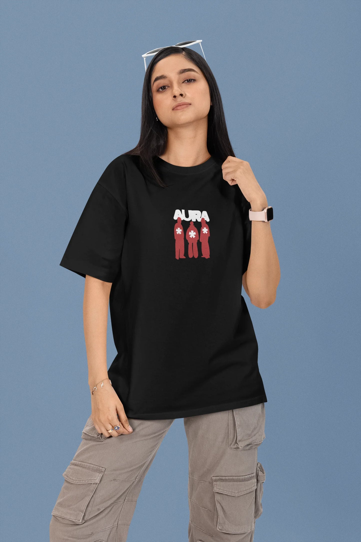 Aura Oversized Graphic T-Shirt
