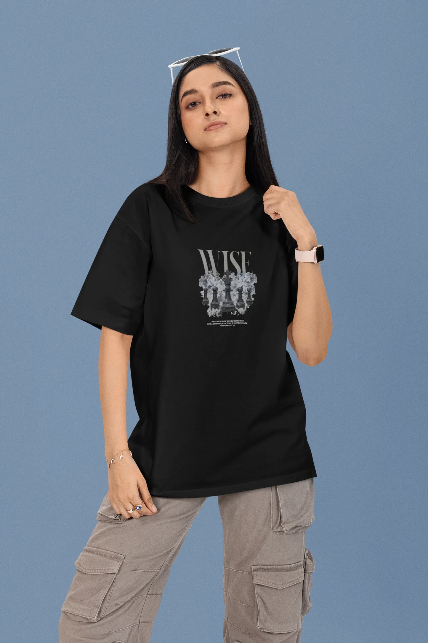 Wise Oversized Graphic T-Shirt