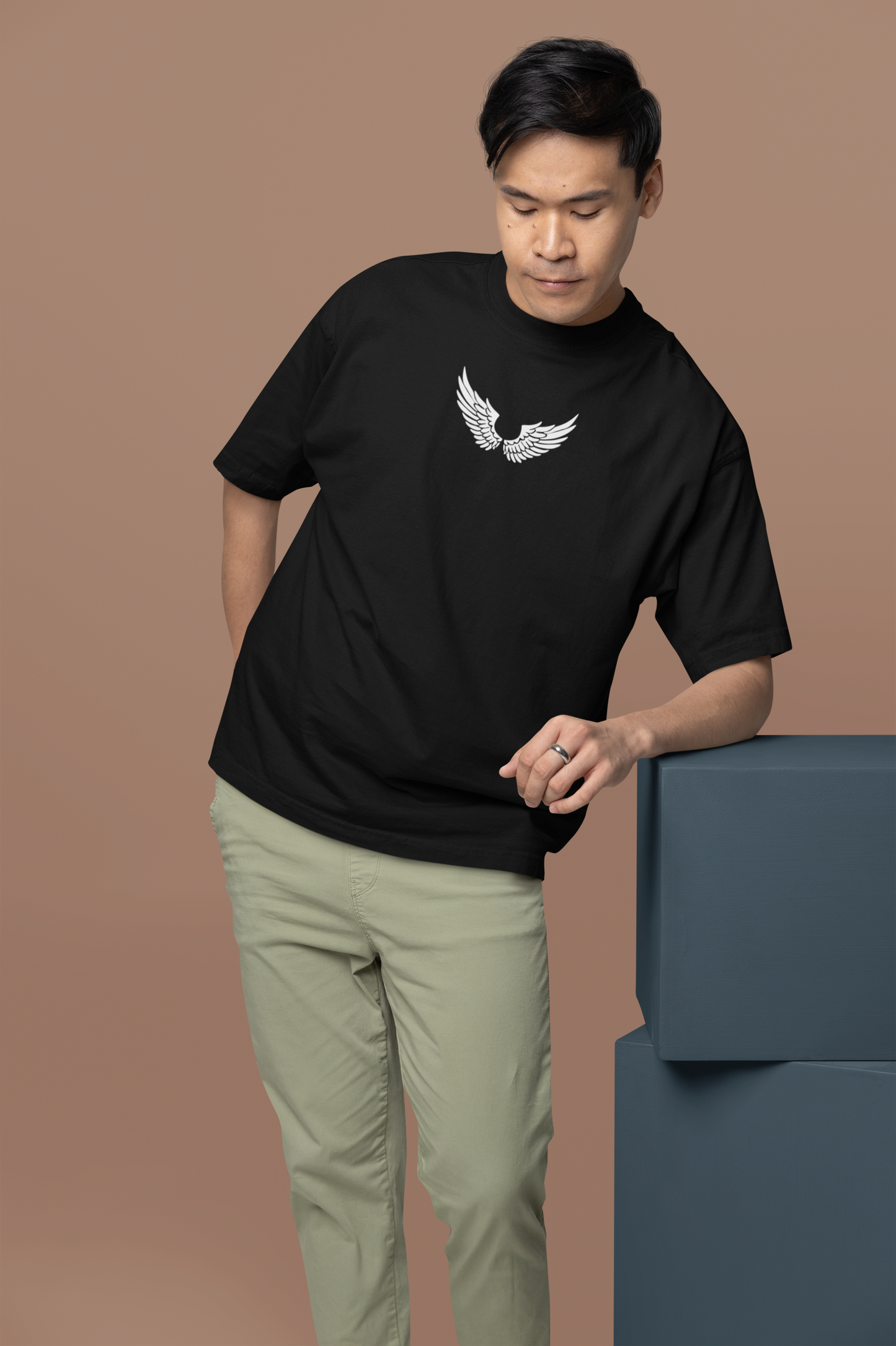 Wings Oversized Graphic T-Shirt