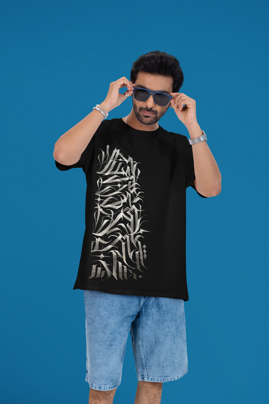 Gothic Style Oversized Graphic T-Shirt