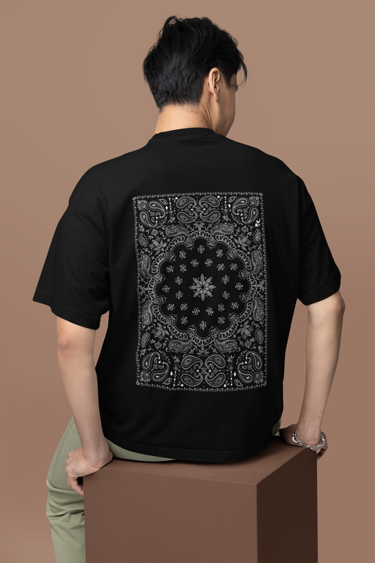 Motif Oversized Graphic T-Shirt
