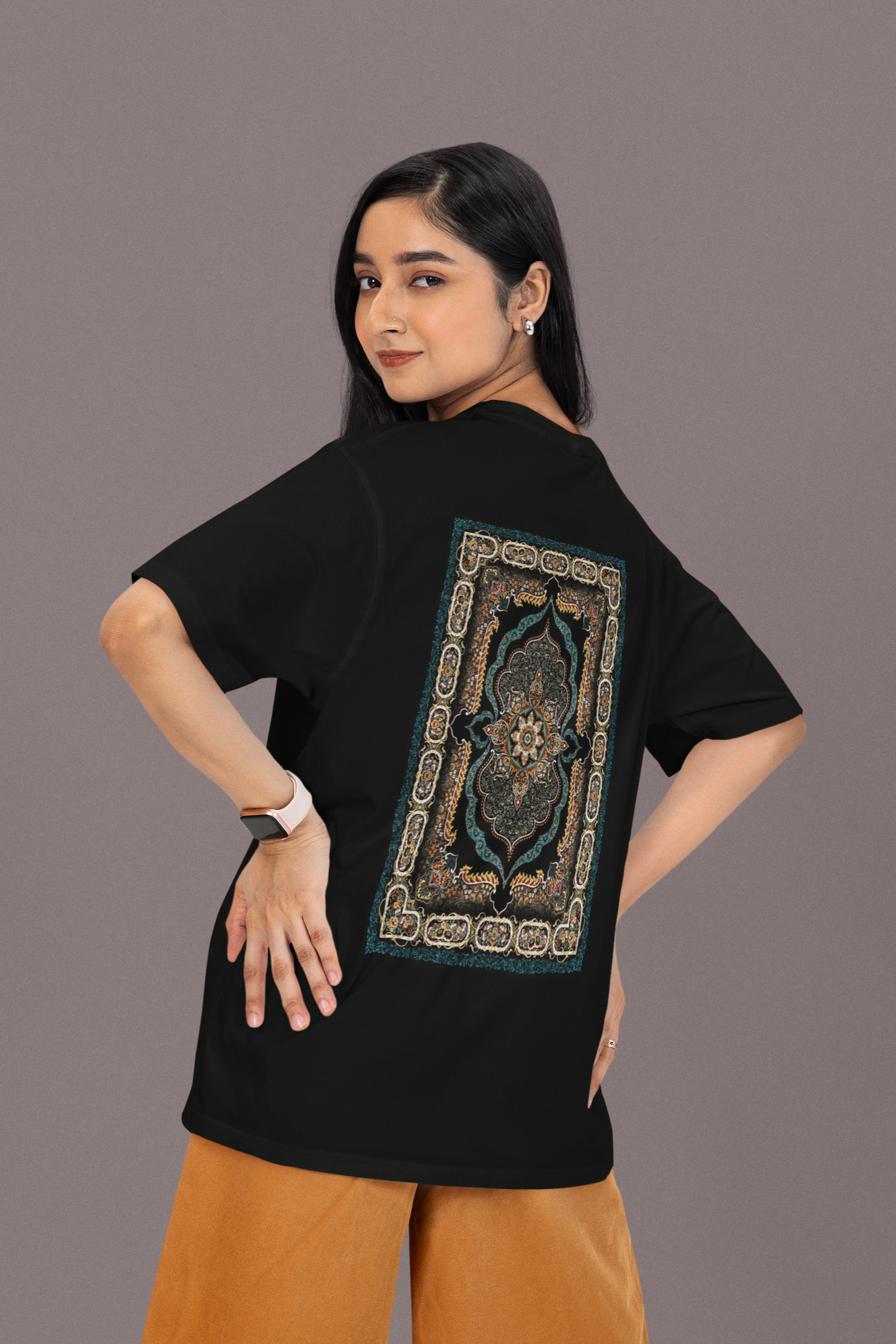 Mandala Oversized Graphic T-Shirt