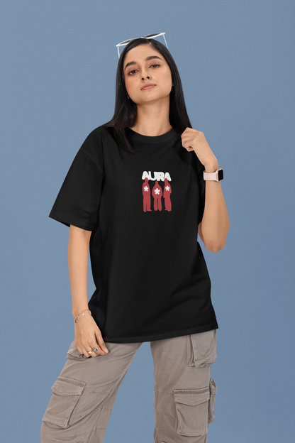 Aura Oversized Graphic T-Shirt