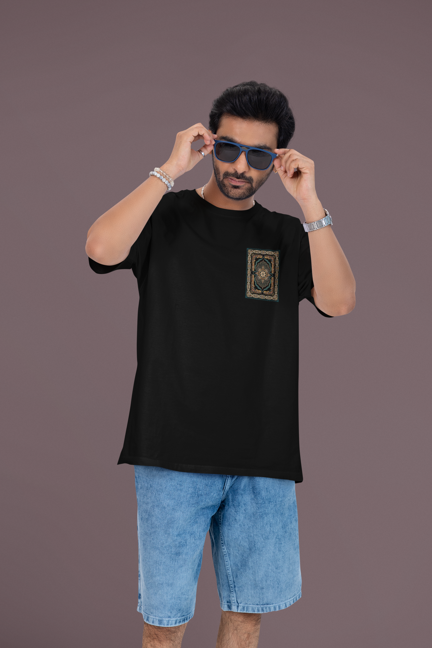Mandala Oversized Graphic T-Shirt
